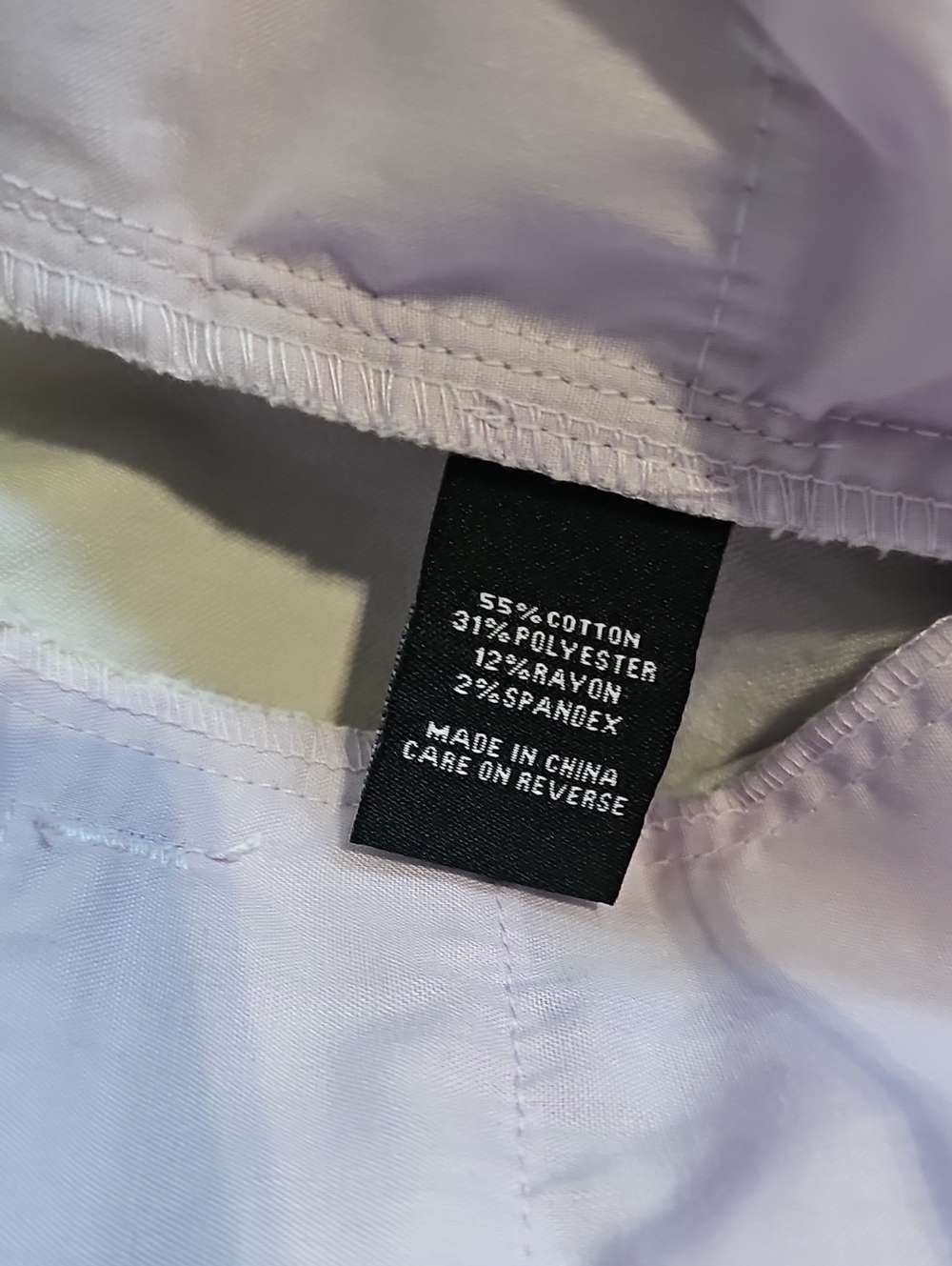 NWT Violets & Roses Dress Pants Stretch Waist 12/31 Slacks Lavender - Picture 4 of 6